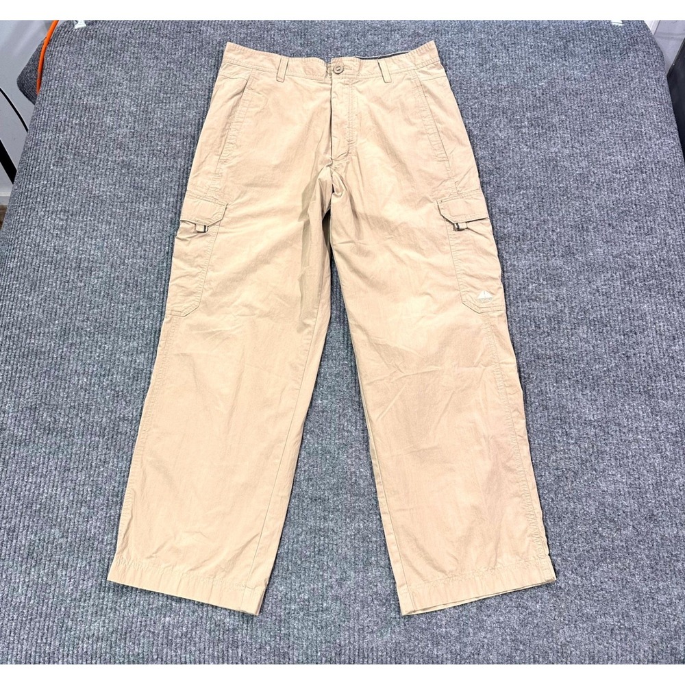 Vintage Nike ACG Cargo Pants Mens 34x29 Tan Utility Skater Grunge Hip Hop Hiking